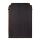 Espejo de pared rectangular rústico marrón/envejecido, marco de madera, 24" An. x 36" Al.