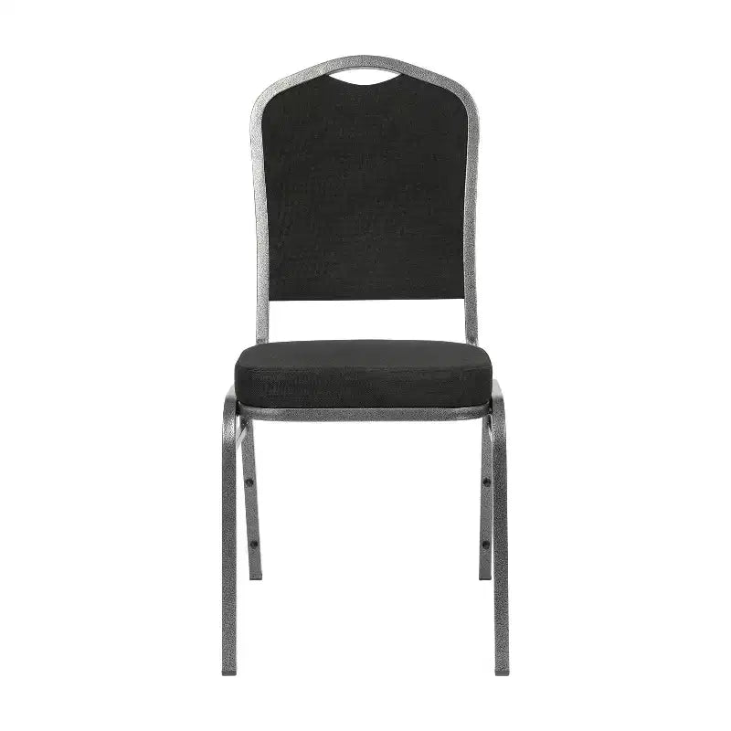 Silla de banquete apilable Black Crown, juego de 4