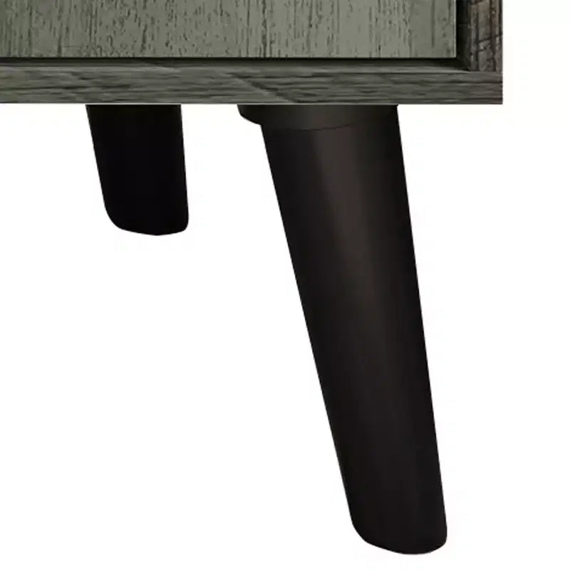 Mueble para TV de 60" con almacenamiento de gabinete y estantes abiertos, marrón / gris / roble claro