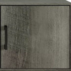 Mueble para TV de 60" con almacenamiento de gabinete y estantes abiertos, marrón / gris / roble claro