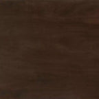 Mesa de comedor rectangular marrón, estilo caballete, para 4 personas