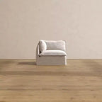 Sillón modular tapizado con brazo izquierdo, 1 plaza