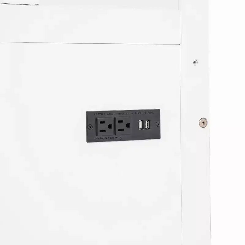 Cama Murphy blanca tamaño queen con armario y escritorio, montaje para 2 o 3 personas