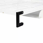 Cama Murphy blanca tamaño queen con armario y escritorio, montaje para 2 o 3 personas