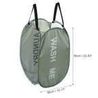 Cesto de ropa plegable de malla, negro/azul/verde/rosa, 75L, para 1 persona