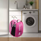 Cesto de ropa plegable de malla, negro/azul/verde/rosa, 75L, para 1 persona