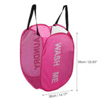 Cesto de ropa plegable de malla, negro/azul/verde/rosa, 75L, para 1 persona
