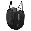Cesto de ropa plegable de malla, negro/azul/verde/rosa, 75L, para 1 persona