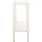 Mesa consola con estante abierto – Marrón / Blanco envejecido