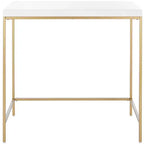 Cass Desk - DSK5015 - White/Gold - Safavieh