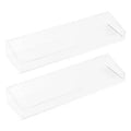 Unique Bargains Acrylic Waterproof Bathroom Floating Shelf 15 x 4 x 2 Inch